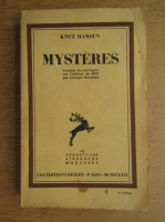 Knut Hamsun - Mysteres (1932)