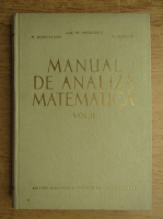 Anticariat: M. Nicolescu - Manual de analiza matematica (volumul 2)