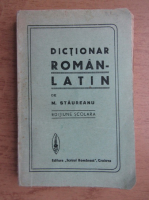 Anticariat: M. Staureanu - Dictionar roman-latin