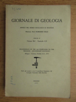 Raimondo Selli - Giornale di geologia. Annali del museo geologico di Bologna