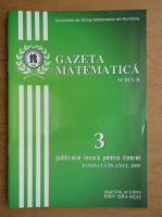 Revista Gazeta Matematica, Seria B, anul CXX, nr. 3, 2015