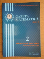 Revista Gazeta Matematica, Seria B, anul CXXI, nr. 2, 2016