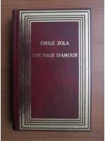 Emile Zola - Une page d'amour