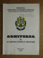 Admiterea in Academia Tehnica Militara