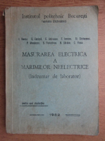 Constantin Iliescu - Masurarea electrica a marimilor neelectrice (indrumar de laborator)