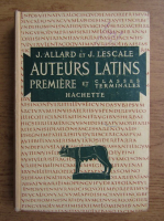 Jean Allard, Jean Lescale - Les auteurs latins