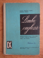 Liliana Popovici Pamfil - Limba engleza, manual pentru clasa a IX-a liceu si anul I licee de specialitate, anul I de studiu (1968)