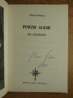 Marin Sorescu - Poezii alese de cenzura (cu semnatura autorului)