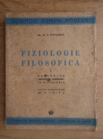 N. C. Paulescu - Fiziologie filosofica (1944)