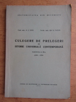 N. Z. Lupu - Culegere de prelegeri de istorie universala contemporana 1929-1939 (volumul 3)
