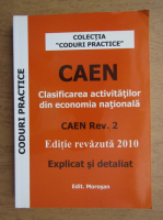 Nomenclatorul CAEN. Clasificarea activitatilor din economia nationala