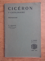 R. Godefroid - Ciceron. 1re catilinaire, preparation (1941)