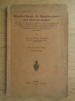 S. Jakobi - Betriebs-Chemie fur Maschinenbauer und Elektrotechniker (1930)