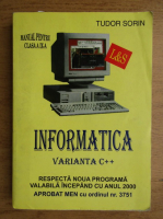 Sorin Tudor - Informatica varianta C++, manual pentru clasa a IX-a (2000)