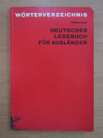 Worterverzeichnis. Deutsches Lesebuch fur Auslander