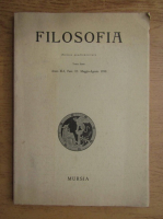 Filosofia. Anul XLI, mai-august 1990