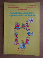 Teodora Tanasa - Activitati in completarea programului din ciclul primar