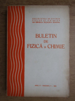 Buletin de fizica si chimie. Anul 5, volumul 5, 1981