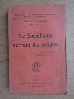 Edmond Laskine - Le socialisme suivant les peuples (1920)