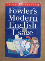 H. W. Fowler - A dictionary of modern english usage