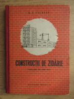 M. V. Celbaev - Constructii de zidarie