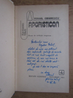 Mihail Gramescu - Aporisticon (cu autograful autorului)