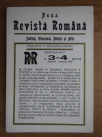 C. Radulescu-Motru - Noua Revista Romana, politica, literatura, stiinta si arta, nr. 3-4, martie-aprilie 1997