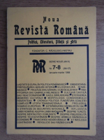 C. Radulescu-Motru - Noua Revista Romana, politica, literatura, stiinta si arta, nr. 7-8, ianuarie-martie 1998