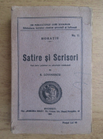 Eugen Lovinescu - Satire si scrisori (1924)
