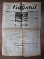 Ziarul Cuvantul, 13 noiembrie 1931