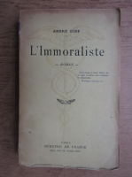 Andre Gide - L'immoraliste (1933)