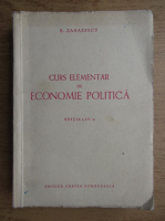 Barbu Zaharescu - Curs elementar de economie politica (1949)