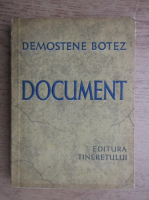 Anticariat: Demostene Botez - Document