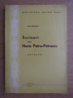 Lidia Bancescu - Scrisori catre Horia Petra-Petrescu, catalog