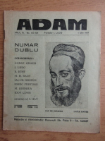 Revista Adam, fondator I. Ludo, anul IX, nr. 103-104, 1 iulie 1937