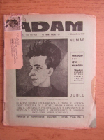 Revista Adam, fondator I. Ludo, anul IX, nr. 107-108, 1 octombrie 1937