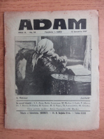Revista Adam, fondator I. Ludo, anul IX, nr. 94, 15 ianuarie 1937