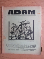 Revista Adam, fondator I. Ludo, anul IX, nr. 97, 1 martie 1937