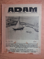 Revista Adam, fondator I. Ludo, anul IX, nr. 98, 15 martie 1937