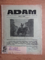 Revista Adam, fondator I. Ludo, anul X, nr. 115, 1 februarie 1938