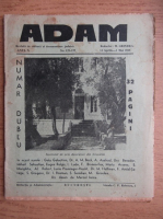 Revista Adam, fondator I. Ludo, anul X, nr. 121-122, 15 aprilie, 1 mai 1938
