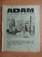 Revista Adam, fondator I. Ludo, anul X, nr. 123-124, iunie-iulie-august 1938