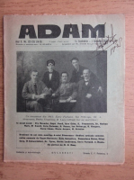 Revista Adam, fondator I. Ludo, anul X, nr. 125-126, 15 septembrie, 1 octombrie 1938