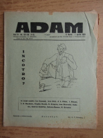 Revista Adam, fondator I. Ludo, anul XI, nr. 135-136, 15 martie, 1 aprilie 1939