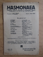 Revista Hasmonaea, anul XXI, nr. 5-6, noiembrie-decembrie 1939