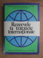 Edwin Glaser - Rezervele la tratatele internationale