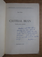 Emil Micu - Castelul Bran (cu autograful autorului pentru Victor Eftimiu)