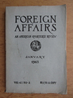 Foreign affairs. An american quarterly review, nr. 2, volumul 41, ianuarie 1963