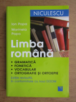 Ion Popa, Marinela Popa - Limba romana. Gramatica, fonetica, vocabular, ortografie si ortoepie (2016)