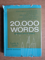 Louis A. Leslie - 20 000 words for stenographers, students, authors and proofreaders